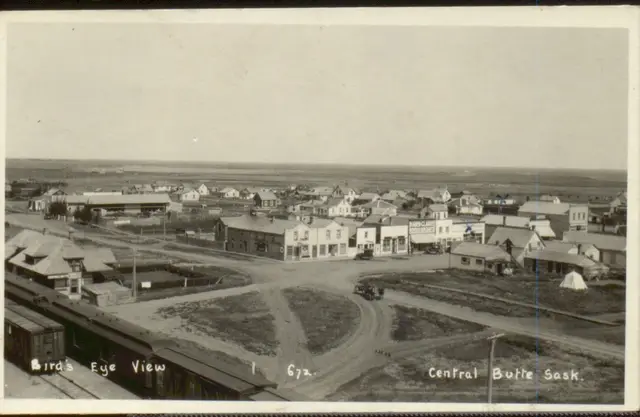Bird's eye view of Central Butte